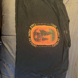 Graphic Tee with Nature Print